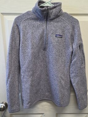 Patagonia Better Sweater Heather Lavender Quarter-Zip